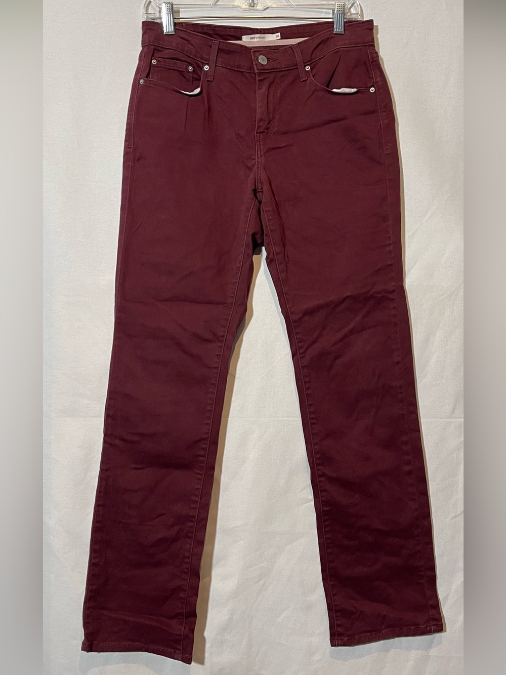 Levi's 505™ Straight Pants in Deep Burgundy